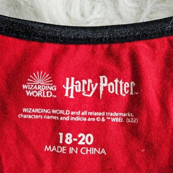 Harry Potter Gryffindor Ravenclaw Cosplay T-Shirt Dress w/ Tutu Girl Size: 18-2 - Picture 6 of 7